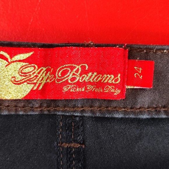 Apple Bottoms jeans brown women's size 24 - Picture 6 of 14